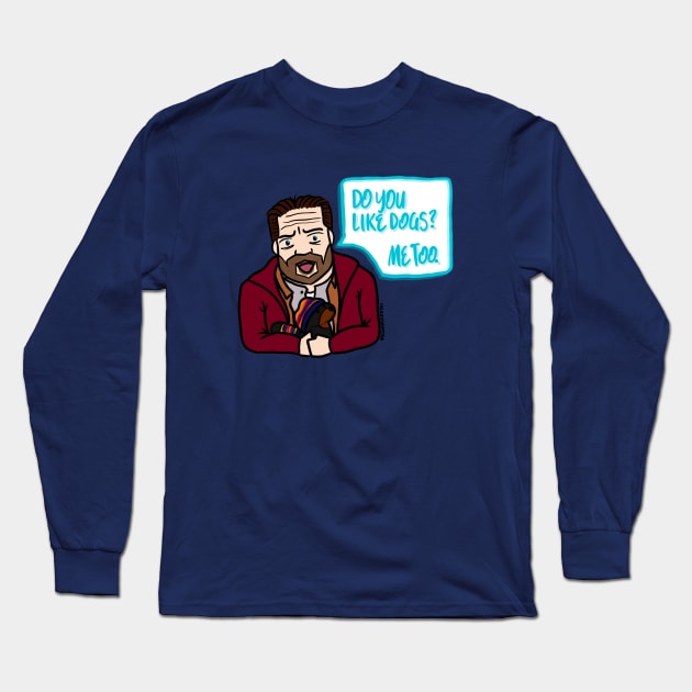 Tom Hardy - CBeeBies I Like Dogs Long Sleeve T-Shirt by iseasilyamused